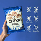Chikas Sea Salt & Vinegar Rice Crisps (25G)