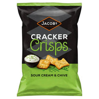 Jacobs Cracker Crisps Sour Cream & Chive (150G)