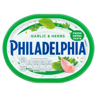 Philadelphia Light Garlic & Herb (165g)