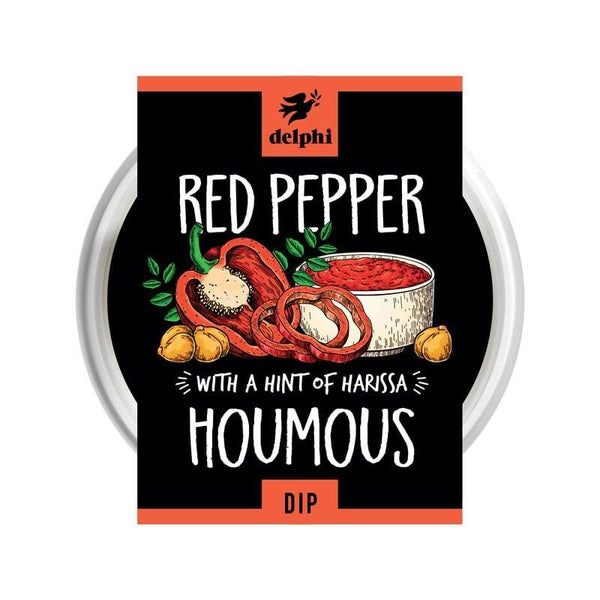 Delphi Chargrilled Red Pepper Houmous (170g)