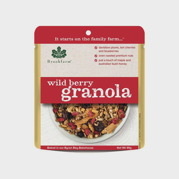 Brookfarm Cereal Granola Wild Berry (45g)