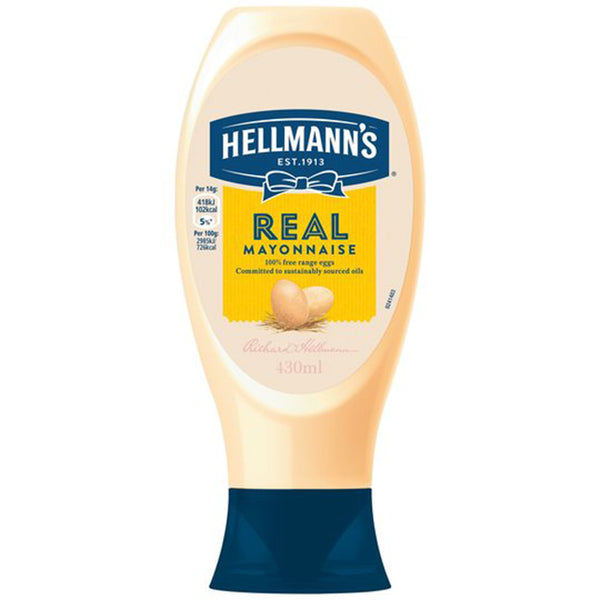 Hellmanns Real Mayonnaise (430ml)