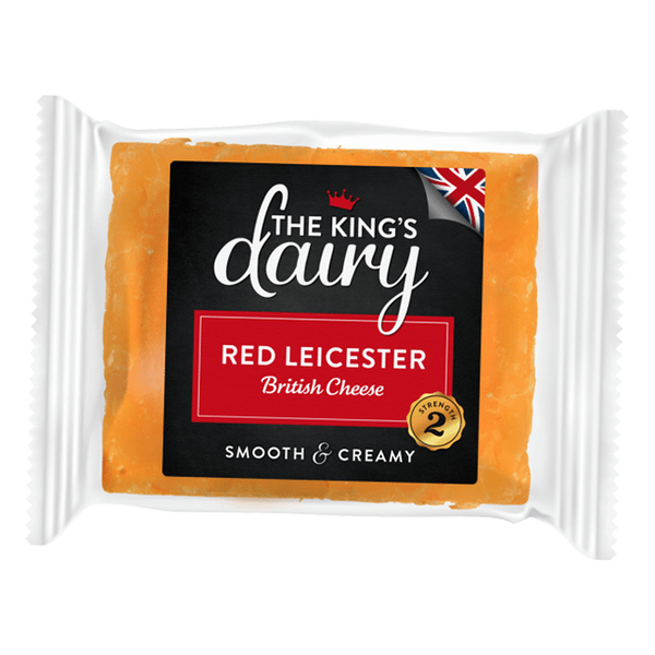 Kings Dairy Red Leicester Cheese (200g)