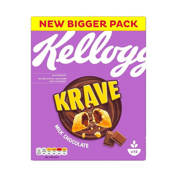 Kelloggs Krave Milk Chocolate (410g)