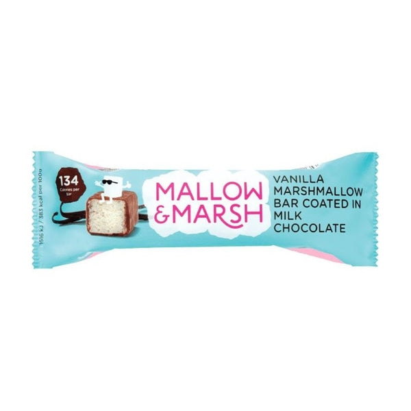 Mallow & Marsh Milk Chocolate Vanilla Marshmallow Bar (35g)