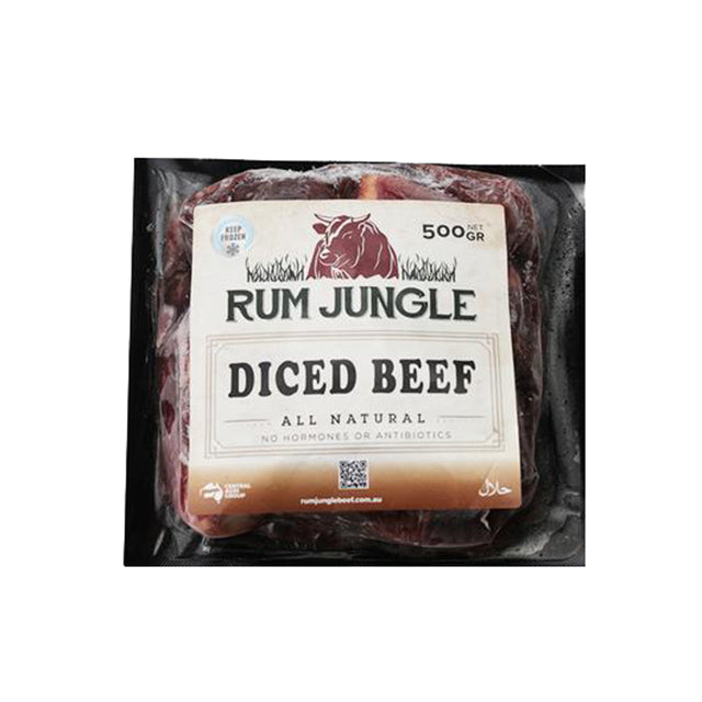 Rum Jungle Diced Beef (500g) Blackgold Foods