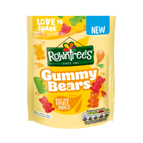 Rowntree Gummy Bears Pouch (115g)