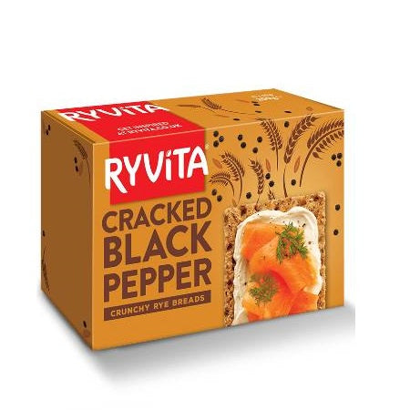 Ryvita Cracked Black Pepper Crispbread (200g)