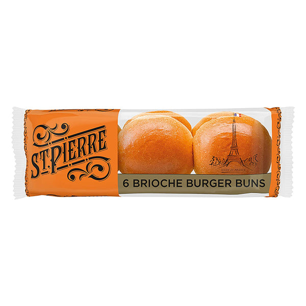 St. Pierre Brioche Burger Buns 6pk (307g)