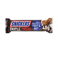 Snickers Triple Treat Fruit And Nut Snack Bar (40g)