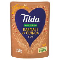 Tilda Steamed Basmati Brown & Quinoa Rice (250g)