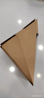 Sandwhich Wedge Box (Brown) 12cm x 5.3cm