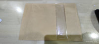 Brown paper bag with window L - 24cm x 16.7cm
