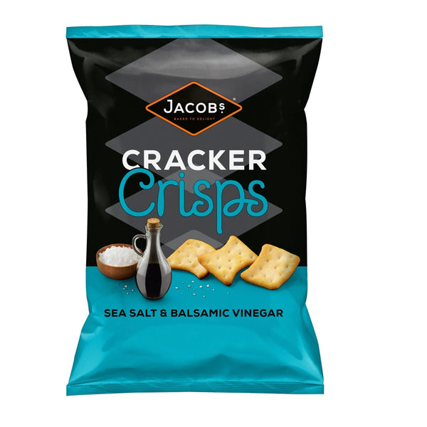 Jacobs Cracker Crisps Salt & Vinegar (150g)